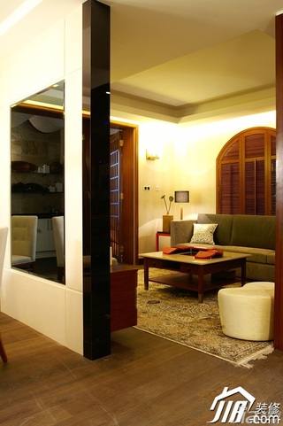 简约风格别墅温馨暖色调豪华型140平米以上客厅沙发效果图