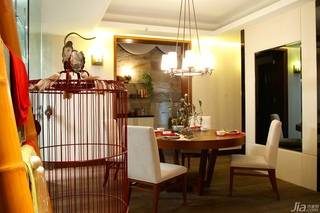 简约风格别墅温馨暖色调豪华型140平米以上餐厅餐桌效果图