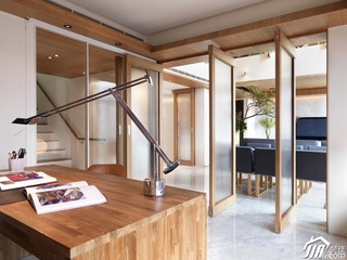 简约风格别墅大气冷色调豪华型140平米以上书房书桌效果图