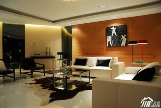 简约风格复式稳重冷色调豪华型140平米以上客厅沙发效果图