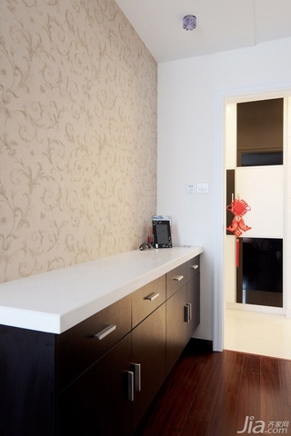 简约风格二居室大气白色富裕型卫生间浴室柜效果图