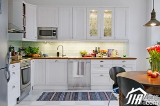 北欧风格公寓舒适经济型90平米厨房橱柜订做