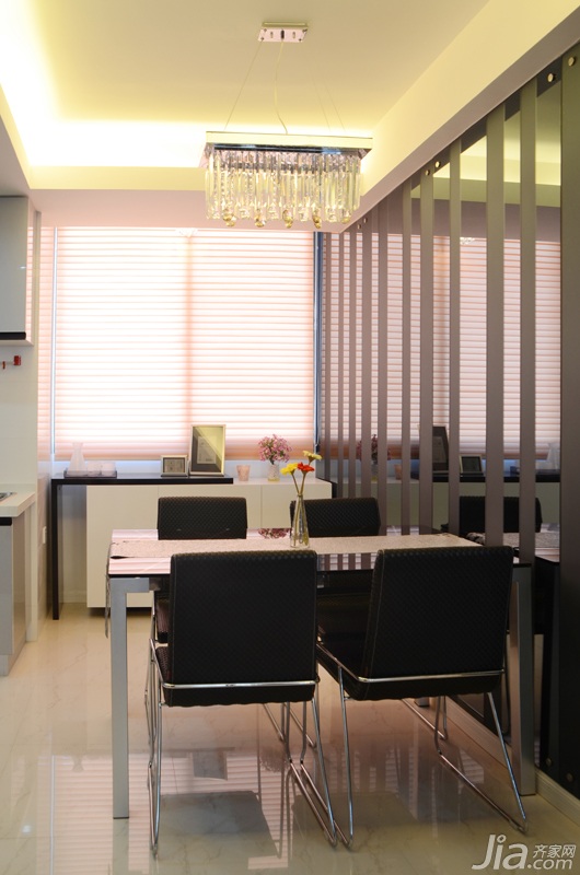 富裕型装修,公寓装修,简约风格,餐厅,餐桌,灯具
