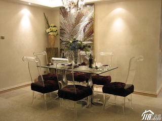 混搭风格公寓艺术豪华型餐厅餐桌图片