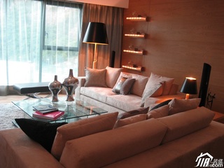 混搭风格别墅富裕型客厅沙发效果图