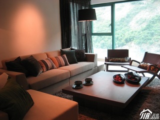 混搭风格别墅富裕型客厅沙发图片