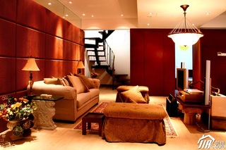 简约风格复式豪华型客厅沙发图片