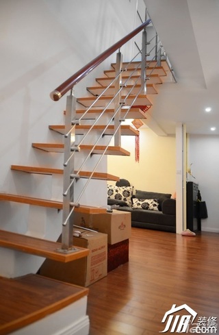 别墅时尚富裕型140平米以上楼梯装修效果图