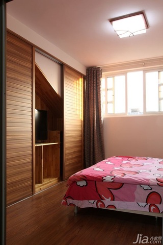 别墅舒适富裕型140平米以上卧室飘窗床图片