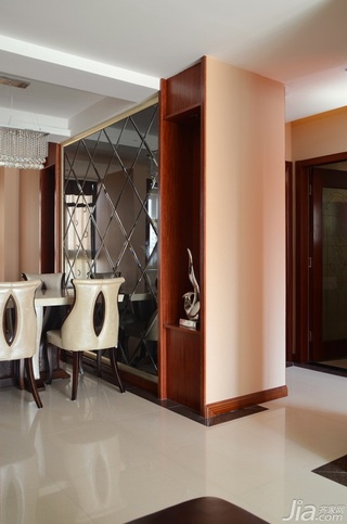 欧式风格公寓时尚富裕型走廊餐桌婚房设计图纸