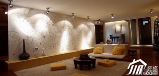 地中海风格三居室古典富裕型背景墙装修效果图