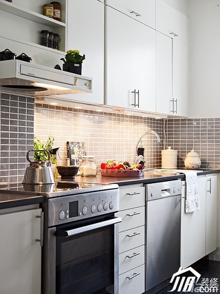 简约风格小户型简洁经济型40平米厨房橱柜安装图
