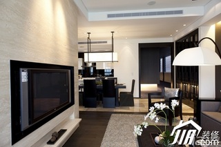 简约风格公寓简洁豪华型客厅客厅隔断灯具效果图