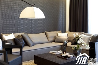 简约风格公寓简洁豪华型客厅沙发图片