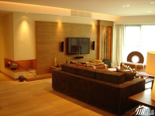 简欧风格公寓舒适富裕型客厅沙发图片