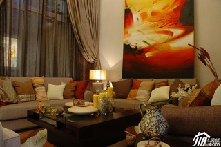 混搭风格别墅20万以上客厅沙发效果图