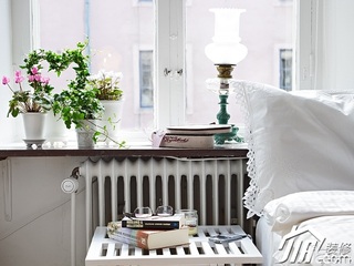 北欧风格公寓简洁白色经济型100平米卧室装修效果图