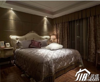 新古典风格二居室古典富裕型卧室床效果图