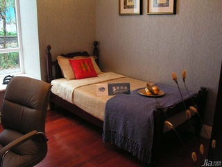 中式风格三居室稳重富裕型床图片