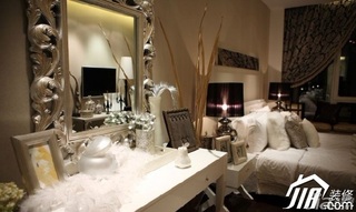 新古典风格二居室舒适富裕型卧室床图片