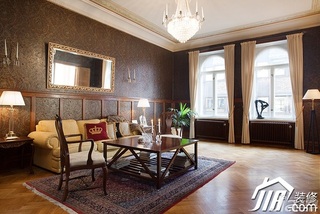 混搭风格公寓奢华豪华型客厅茶几图片