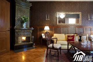 混搭风格公寓奢华豪华型客厅沙发背景墙沙发图片