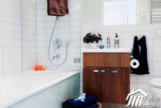 混搭风格公寓经济型120平米卫生间洗手台图片