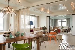 混搭风格公寓舒适富裕型客厅沙发效果图