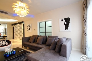公寓大气白色豪华型140平米以上客厅沙发背景墙灯具图片
