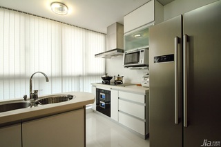 公寓大气白色豪华型140平米以上厨房橱柜设计图纸