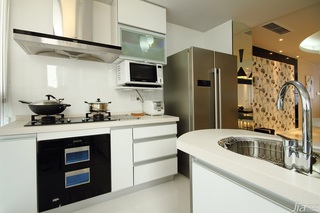 公寓大气白色豪华型140平米以上厨房橱柜图片
