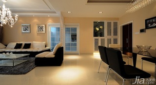 简约风格公寓大气白色豪华型110平米客厅沙发图片