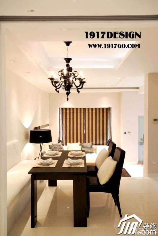 20万以上装修,别墅装修,简约风格,餐厅,简洁,餐桌,灯具