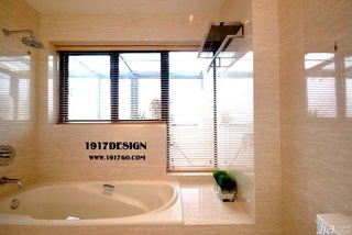 简约风格别墅米色20万以上卫生间浴缸效果图