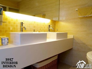 简约风格二居室5-10万100平米卫生间洗手台图片