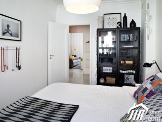北欧风格公寓舒适白色经济型卧室灯具效果图