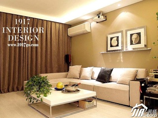 简约风格二居室富裕型100平米客厅沙发图片