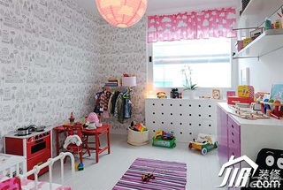 北欧风格公寓可爱富裕型80平米儿童房设计