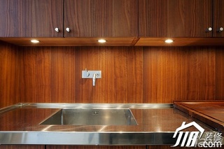 北欧风格二居室经济型80平米厨房橱柜安装图