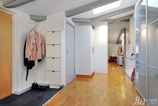北欧风格公寓简洁经济型60平米玄关装修图片