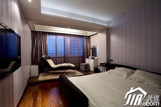 公寓简洁富裕型卧室床图片