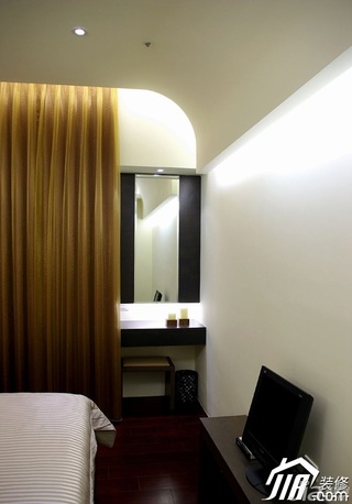 简约风格公寓简洁经济型80平米卧室梳妆台图片