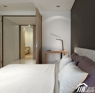 简约风格公寓简洁经济型卧室床效果图