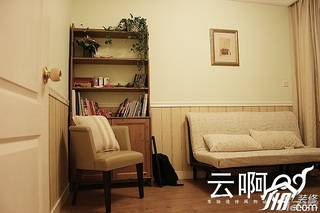 田园风格二居室富裕型书房沙发效果图