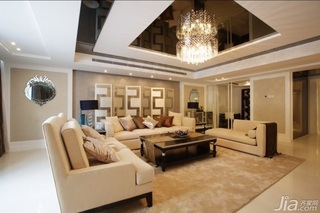 简约风格公寓奢华暖色调富裕型120平米客厅沙发背景墙沙发图片