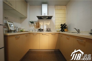 欧式风格公寓富裕型厨房橱柜图片