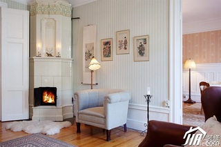 北欧风格公寓经济型客厅沙发效果图