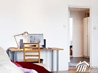 北欧风格公寓简洁经济型90平米书桌图片