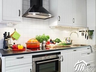 北欧风格小户型简洁经济型50平米厨房橱柜设计图纸