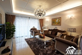 新古典风格公寓奢华富裕型120平米客厅沙发背景墙沙发效果图